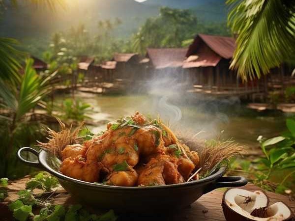 椰子鸡，揭秘热带风味佳肴的诞生之地