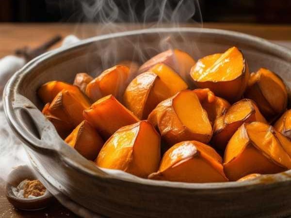 冬日暖胃速成美味，微波炉红薯烤制秘籍