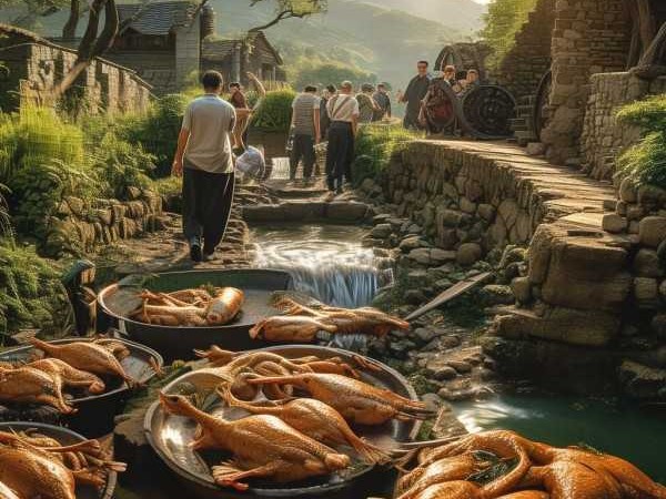 盐水鸭正宗寻踪，味蕾之旅，穿越历史长河